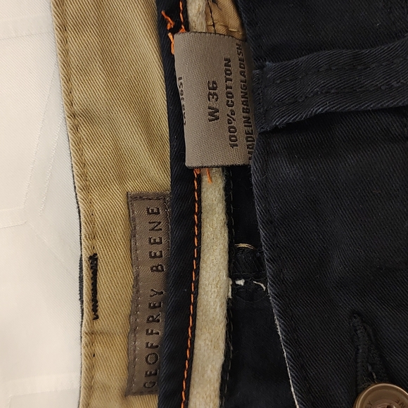 *Geoffrey Beene* Navy Golf Shorts (Waist 36) -- EUC** - Picture 3 of 3